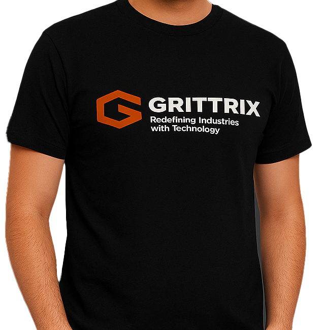 Grittrix AI Tee - Comfortable cotton tee with the Grittrix logo.