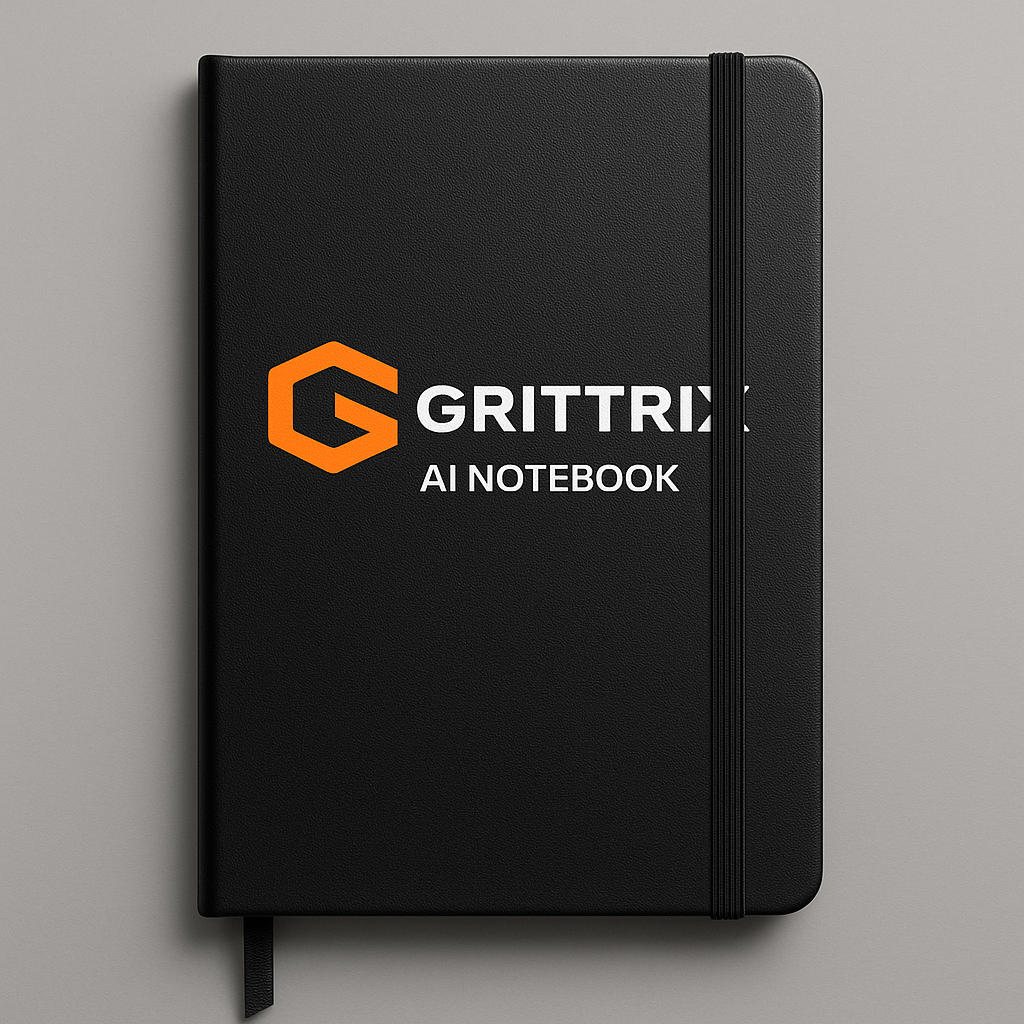 Grittrix AI Notebook - Notebook to jot down your brilliant AI ideas.